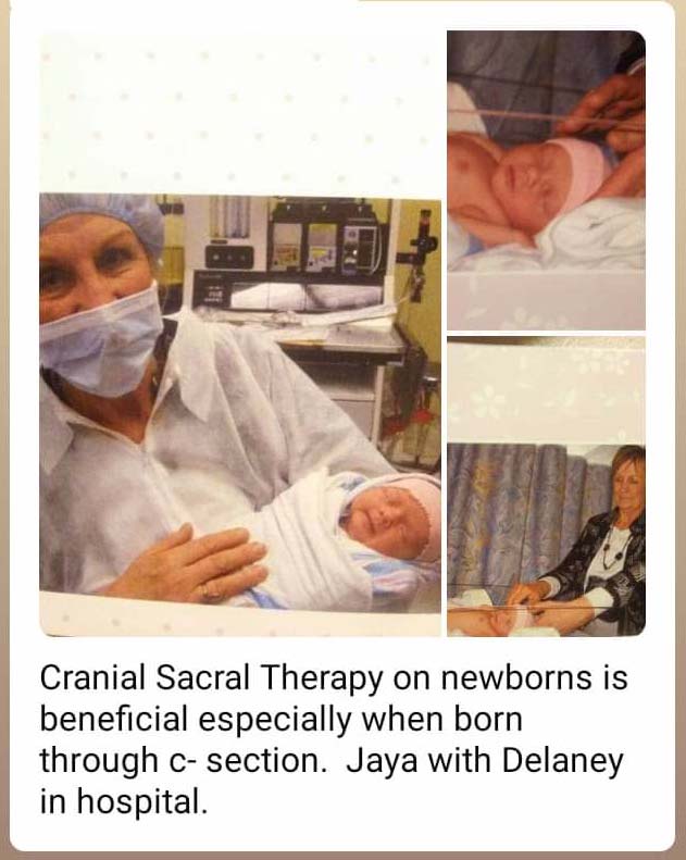 cranial sacral therapy helps newborn